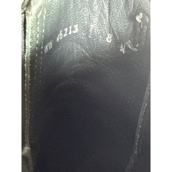 Stuart Weitzman Mediate Metallic Embroidered Velvet Block Heel Booties Size 8M - Picture 8 of 9